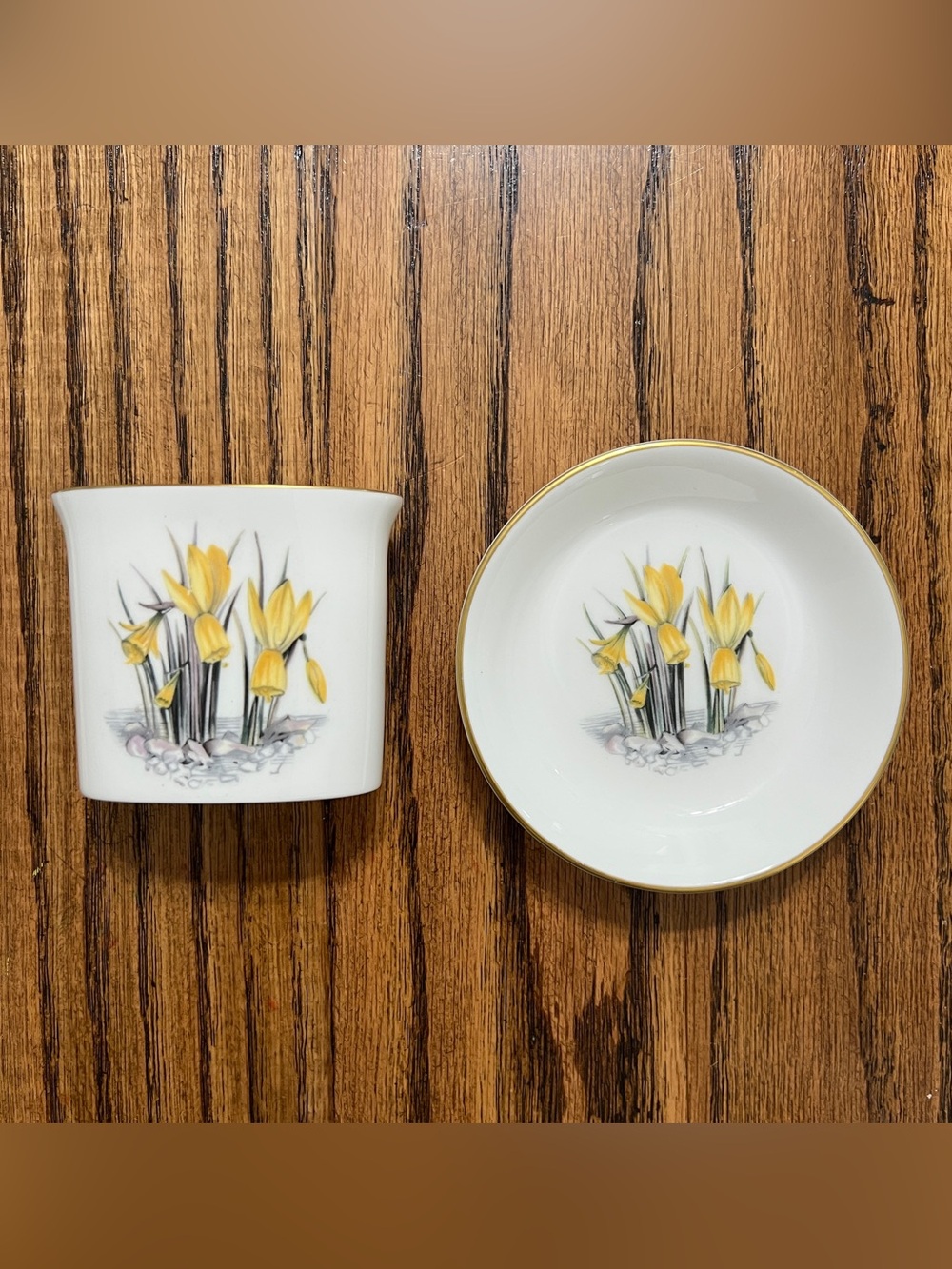 Royal Worcester toothpick holder /trinket dish